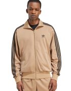 adidas Originals Bluza de trening cu fermoar si guler inalt Firebird - Negru/Maro nisip