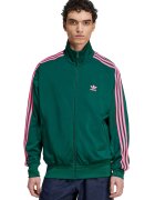 adidas Originals Bluza de trening cu fermoar si guler inalt Firebird - Roz/Albastru petrol