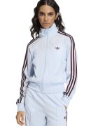 adidas Originals Bluza de trening cu fermoar si logo Classic - Visiniu/Albastru pal