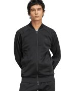 adidas Originals Bluza de trening cu fermoar si logo - Negru