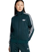 adidas Originals Bluza de trening cu logo si fermoar Firebird - Alb/Albastru petrol