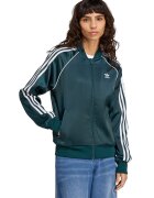 adidas Originals Bluza de trening din satin cu fermoar SST - Albastru petrol