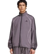 adidas Originals Bluza de trening lejera cu fermoar si guler mediu - Alb/Negru/Lila pal