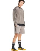 adidas Originals Bluza de trening lejera de bumbac - Negru/Maro camel