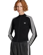 adidas Originals Cardigan slim fit cu fermoar - Alb/Negru