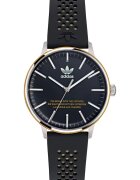 adidas Originals Ceas unisex Code One - Quartz - inox/silicon - argintiu/negru