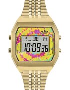 adidas Originals Ceas unisex Digital AOST24559 - aur - mecanism quartz - rezistent la apa 50m - bratara din inox