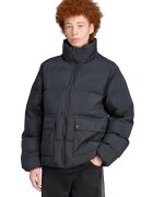 adidas Originals Geaca matlasata cu guler inalt - Negru