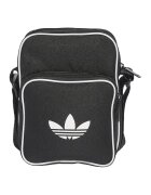 adidas Originals Geanta crossbody cu imprimeu logo - Alb/Negru