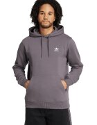 adidas Originals Hanorac cu buzunar kangaroo Essentials Trefoil - Gri inchis