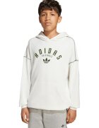 adidas Originals Hanorac cu imprimeu logo - Alb murdar