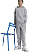 adidas Originals Hanorac din amestec de bumbac cu buzunar kangaroo - Gri deschis