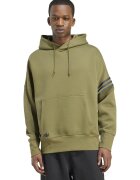 adidas Originals Hanorac lejer din amestec de bumbac - Verde masliniu