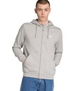 adidas Originals Hanorac regular fit cu fermoar - Gri deschis