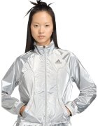 adidas Originals Jacheta cu aspect metalizat - Argintiu