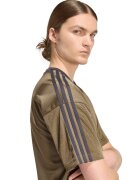 adidas Originals Jacheta lejera din material jacquard - Maro