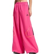 adidas Originals Pantaloni cu croiala ampla - talie elastica si benzi contrastante - Negru/Fucsia