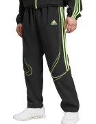 adidas Originals Pantaloni de trening cu benzi contrastante TeamGeist - Negru/Verde lime