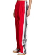 adidas Originals Pantaloni de trening cu capse laterale Adibreak - Rosu/Alb/Negru stins