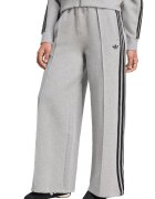 adidas Originals Pantaloni de trening cu croiala ampla si dungi laterale - Gri melange
