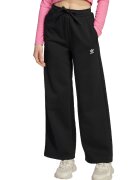 adidas Originals Pantaloni de trening cu croiala ampla si talie inalta - Negru