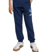 adidas Originals Pantaloni de trening cu imprimeu logo - Albastru inchis