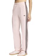 adidas Originals Pantaloni de trening cu slituri cu fermoar Firebird - Maro inchis/Roz pastel