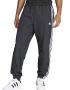 adidas Originals Pantaloni de trening cu terminatii cu fermoar Firebird - Alb/Negru