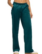 adidas Originals Pantaloni de trening din velur cu dungi laterale - Verde englez