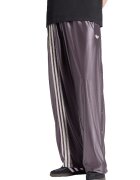 adidas Originals Pantaloni lejeri cu aspect lucios Adibreak - Alb/Violet pruna