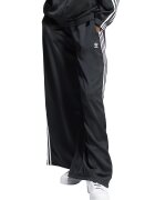 adidas Originals Pantaloni palazzo de trening cu talie inalta - Alb/Negru stins