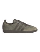 adidas Originals Pantofi sport cu aspect tricotat si garnituri din piele intoarsa Samba - Kaki