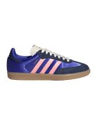 adidas Originals Pantofi sport cu garnituri din piele intoarsa Samba - Albastru indigo/Roz