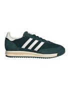 adidas Originals Pantofi sport cu piele intoarsa SL 72 - Alb/Verde padure