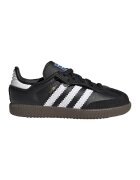 adidas Originals Pantofi sport cu straturi multiple din piele intoarsa Samba - Negru/Alb optic