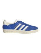 adidas Originals Pantofi sport din piele cu garnituri din material sintetic Gazelle Indoor - Albastru royal/Alb murdar