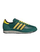 adidas Originals Pantofi sport din piele cu garnituri din material textil - Verde/Galben