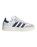 adidas Originals Pantofi sport din piele cu garnituri din piele intoarsa Samba XLG - Alb/Gri deschis/Albastru inchis