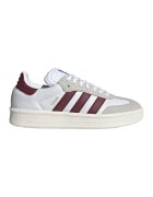 adidas Originals Pantofi sport din piele cu garnituri din piele intoarsa Samba XLG - Visiniu/Gri deschis/Alb murdar