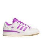 adidas Originals Pantofi sport din piele Forum Low CL - Alb fildes/Fucsia