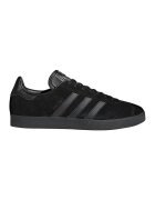 adidas Originals Pantofi sport din piele intoarsa cu garnituri din piele ecologica Gazelle - Negru/Negru stins