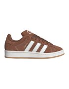 adidas Originals Pantofi sport din piele intoarsa cu logo Campus 00s - Alb/Maro scortisoara