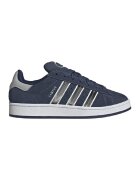 adidas Originals Pantofi sport din piele intoarsa cu logo Campus - Gri/Bleumarin