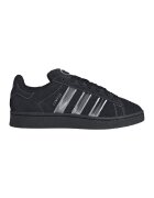 adidas Originals Pantofi sport din piele intoarsa cu logo Campus - Negru/Argintiu