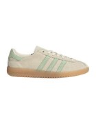 adidas Originals Pantofi sport din piele intoarsa cu talpa contrastanta - Maro nisip/Verde deschis