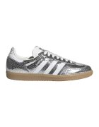 adidas Originals Pantofi sport din piele Samba OG - Alb/Argintiu