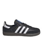adidas Originals Pantofi sport din piele Samba OG - Auriu/Negru/Alb optic