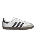 adidas Originals Pantofi sport din piele Samba OG - Negru stins/Alb optic/Grej