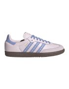 adidas Originals Pantofi sport din piele si piele intoarsa Samba OG - Lila/Roz pal