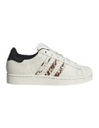 adidas Originals Pantofi sport din piele Superstar II - Alb murdar